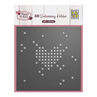 Pixel Heart Embossingfolder...